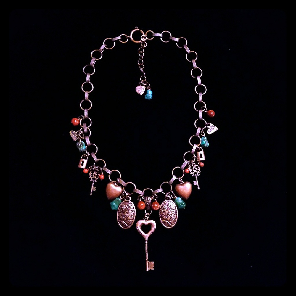 Key To My Heart Charm Necklace❤